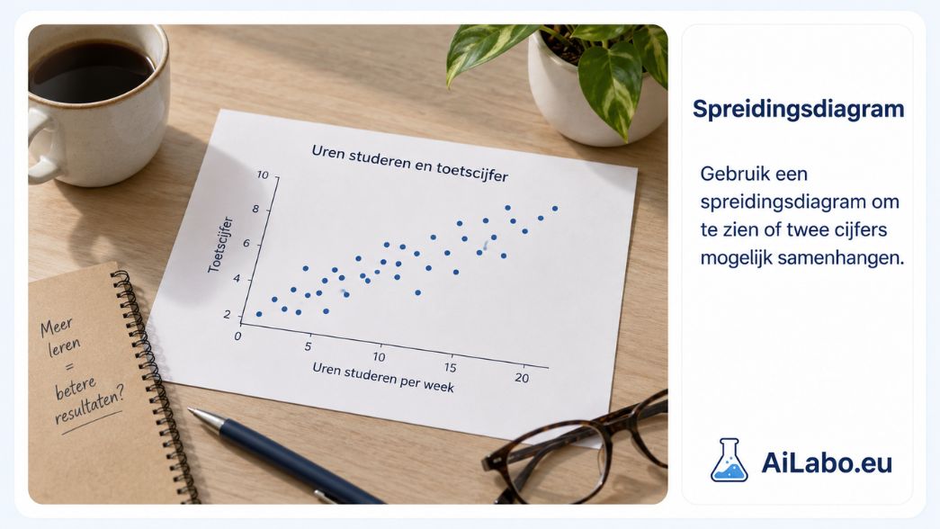 data analyseren met ChatGTP en voorstellen met een spreidingsdiagram